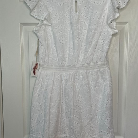 Jessica Simpson Summer White Eyelet Dress - Picture 4 of 4